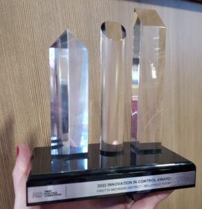 Innovation in Control Award Trophy